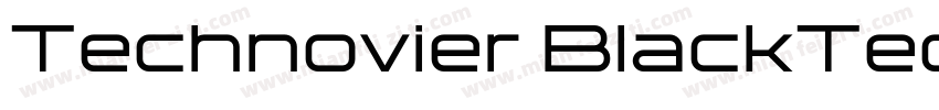 Technovier BlackTechnovier Black字体转换